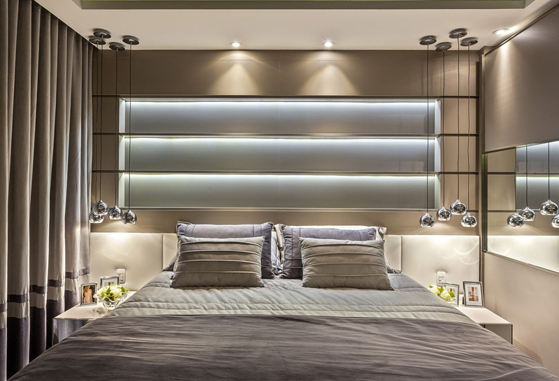 Quarto do casal móveis compartilhados