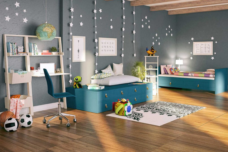 Benefícios de um quarto infantil planejada