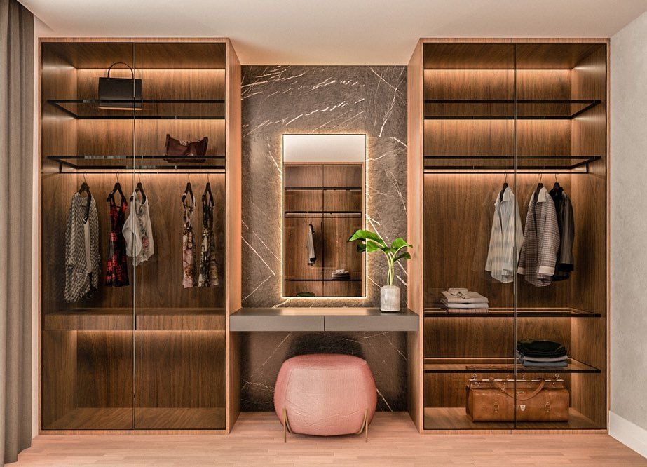 Closet: qual melhor sem porta ou com porta?