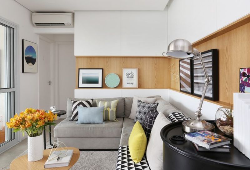 mobiliando meu primeiro apartamento com espaços subutilizados