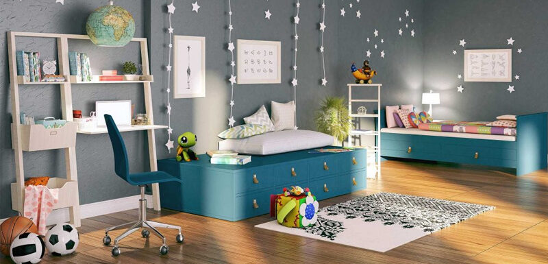 Benefícios de um quarto infantil planejada