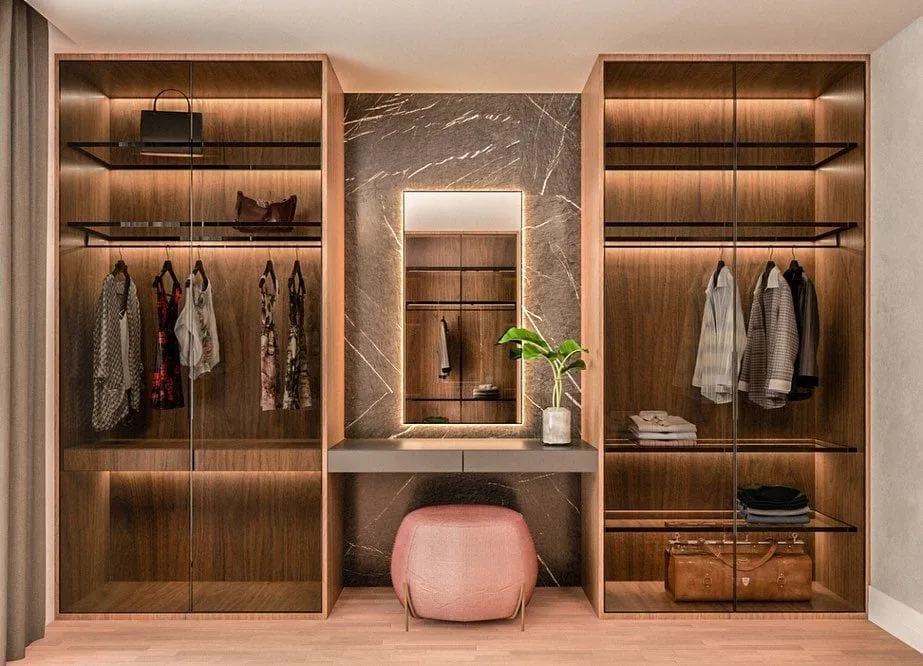 Closet: qual melhor sem porta ou com porta?