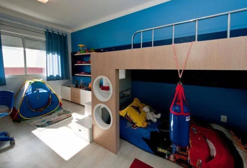 moveis planejados quarto infantil lúdico pequeno