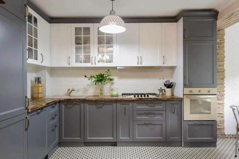 modern grey and white wooden kitchen interior Grupo Ritmo Móveis Planejados Grupo Ritmo Móveis Planejados