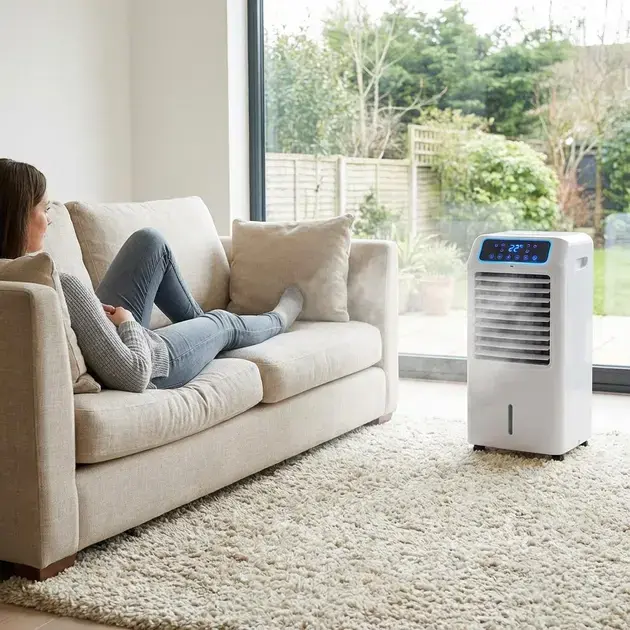 climatizador de ar em sala residencial garantindo conforto termico e ajudando a decidir aquecedor e climatizador: qual usar