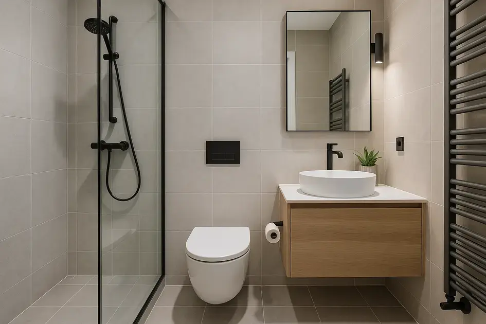 banheiros compactos decoração moderna