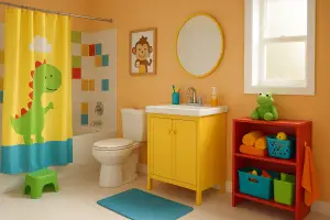 Inspirações para Banheiros Infantis: Estilos que Encantam